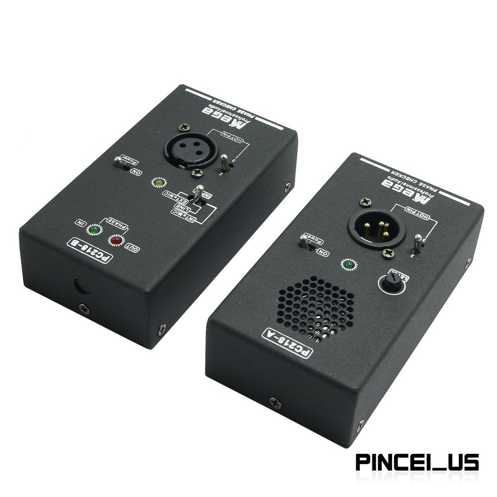 PC218 Phase Polarity Tester Checker Audio Speaker Microphone Sound Testing pe66