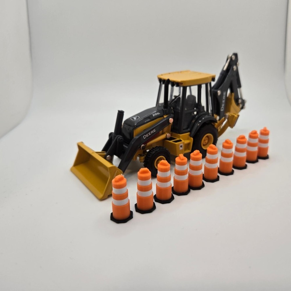 Custom 3D 1/50 Scale Traffic Drum Barrel *10 Pack*