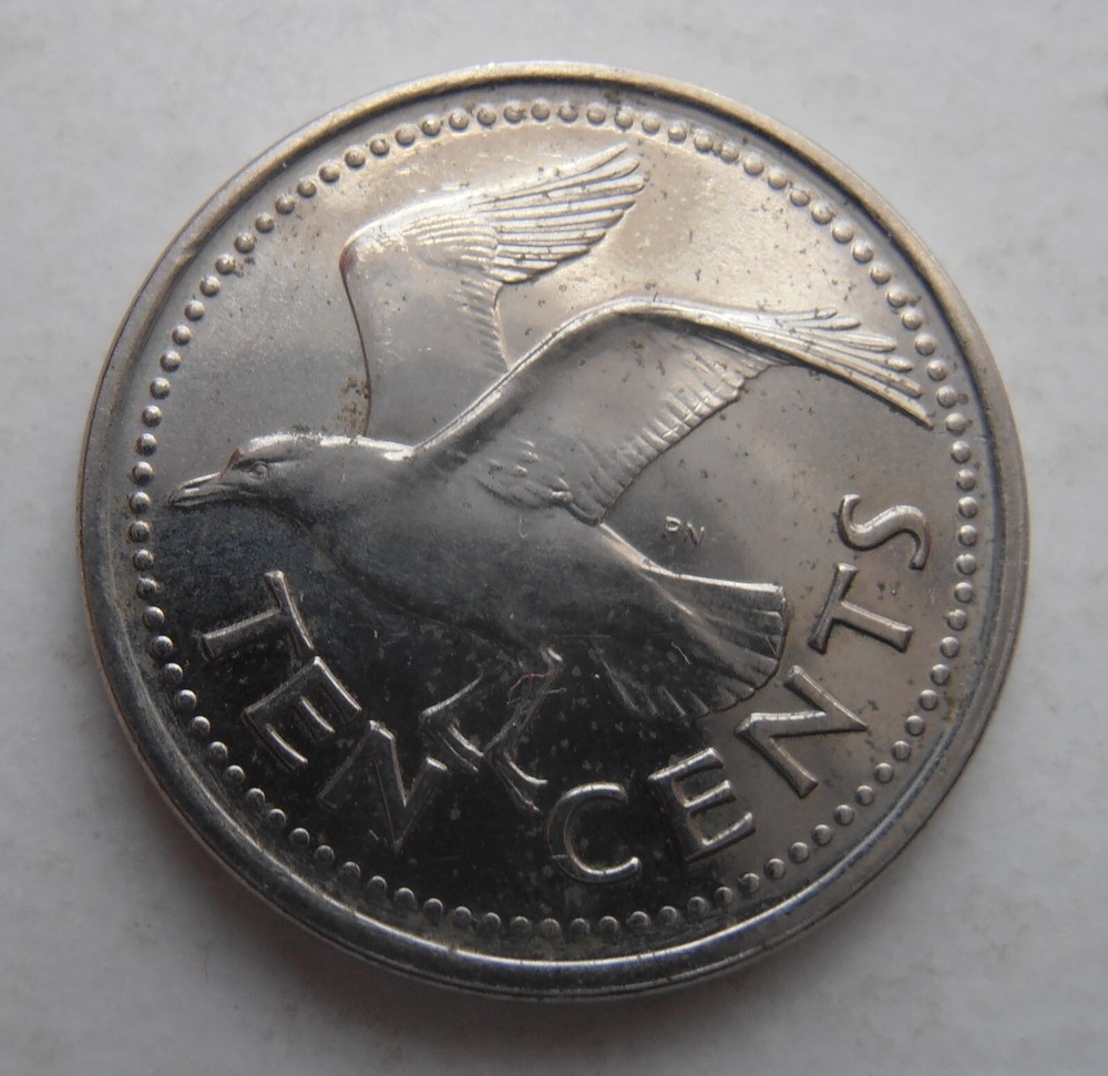 BARBADOS 10 CENTS 2008
