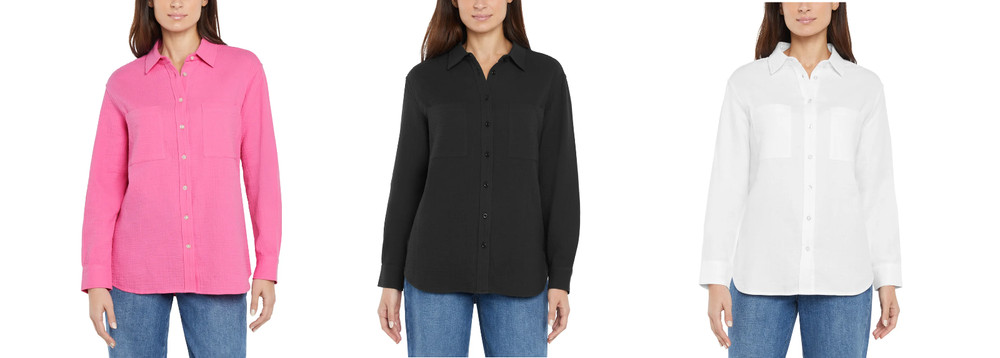 Gap Women's Gauze Button Front Shirt