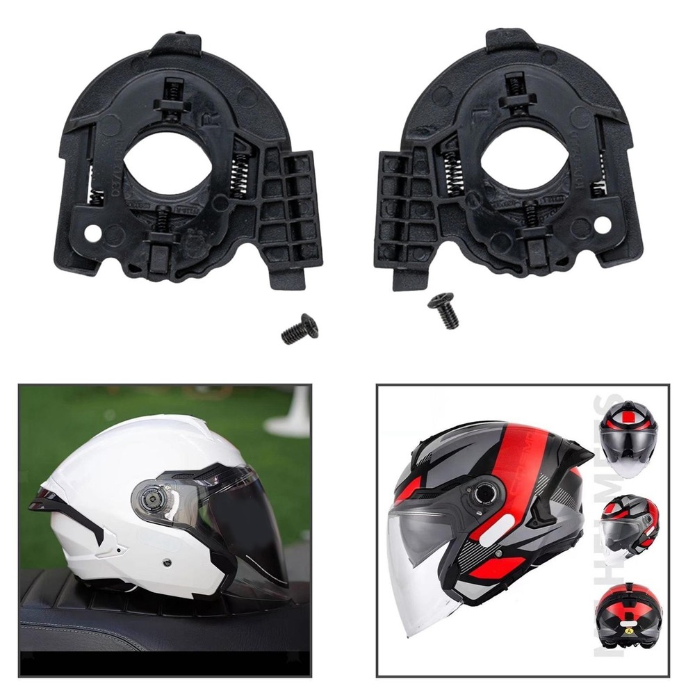 2Pcs Helmet Visors Shield Base Left and Right Replacement
