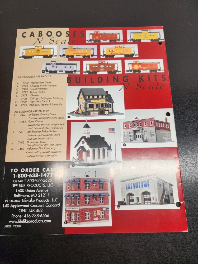 2021 SceneMasters Train & Scenic Catalog