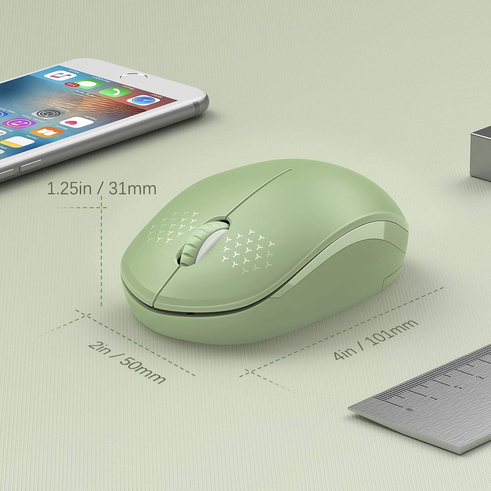 seenda Wireless Mouse, 2.4G Noiseless Mouse with USB Receiver Portable Comput...