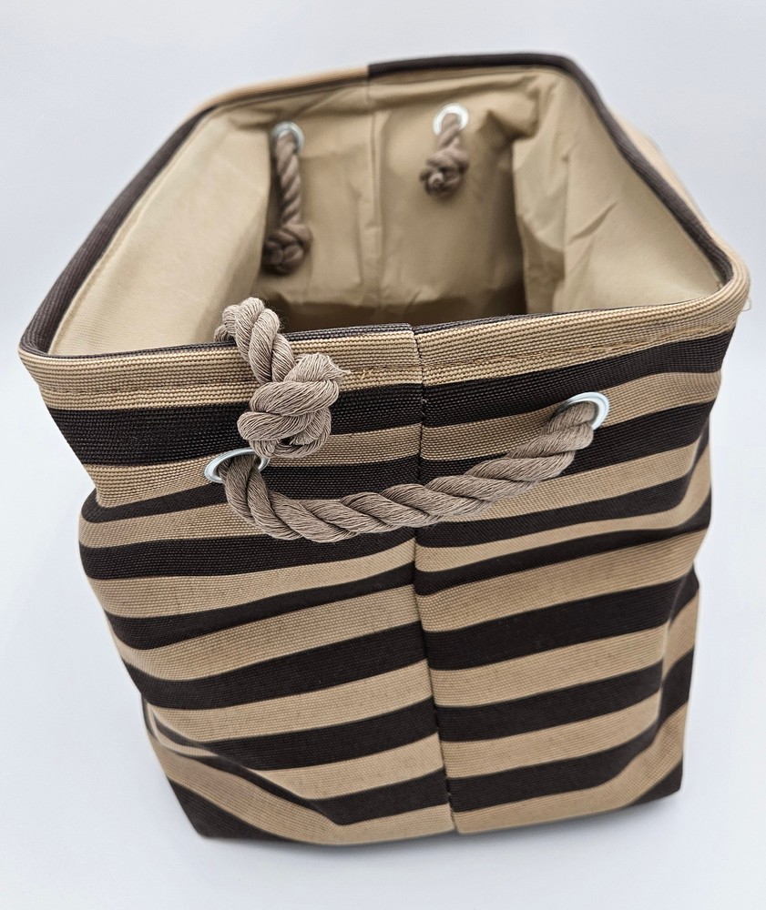 Bone Dry Pet Storage Collection Striped Paw Patch Bin - Medium Rectangle