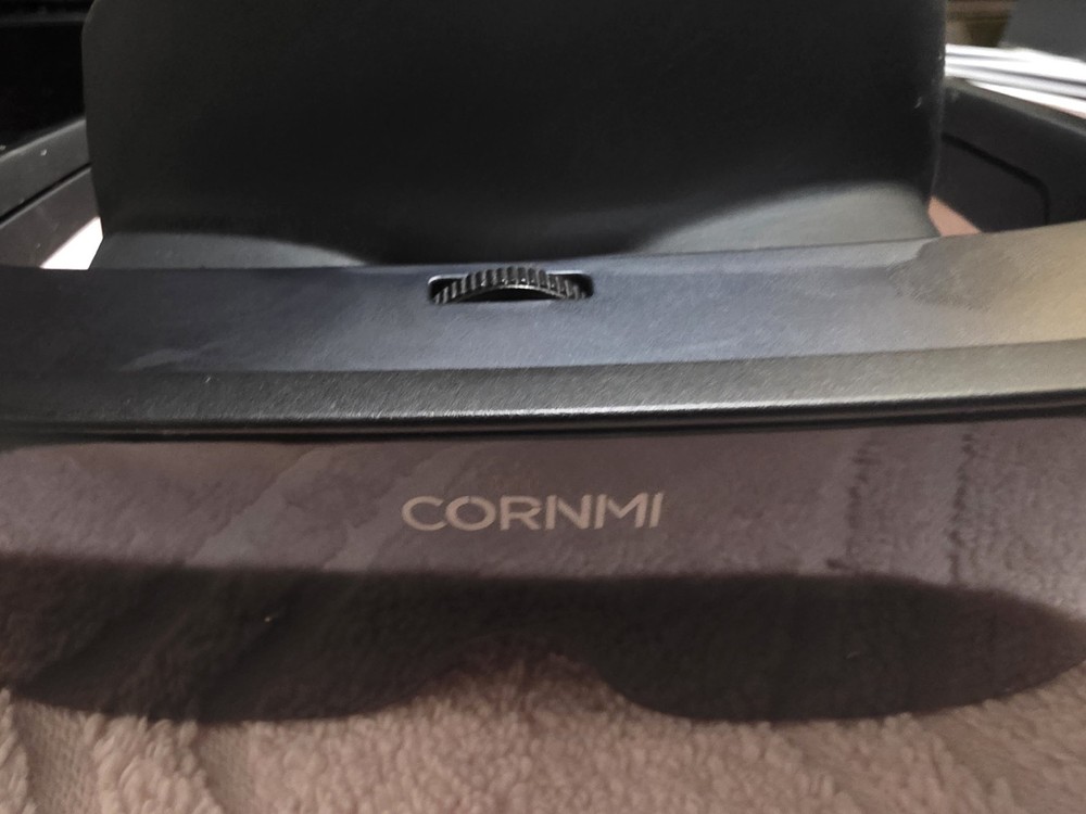 CORNMI Smartphone VR Headset Black with Carrying Case Plastic