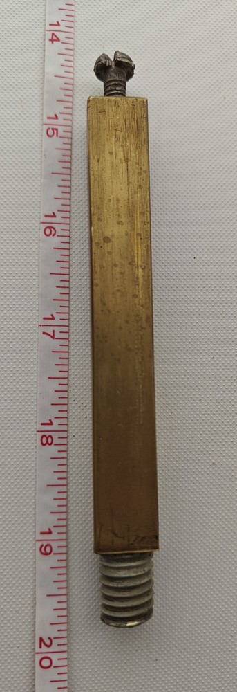 Vintage Brass Fist Hand With Scroll Door Pull Safe Handle
