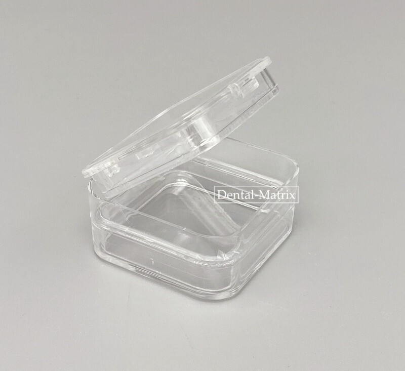 90 Pcs Denture False Teeth Container Membrane Case Hinged Display Box Jewelry