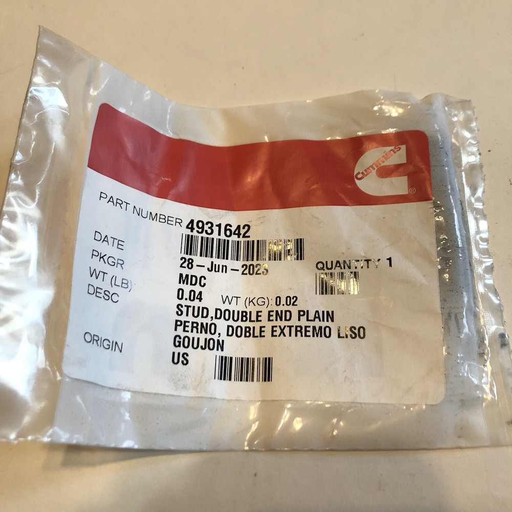 Cummins Double End Stud 4931642