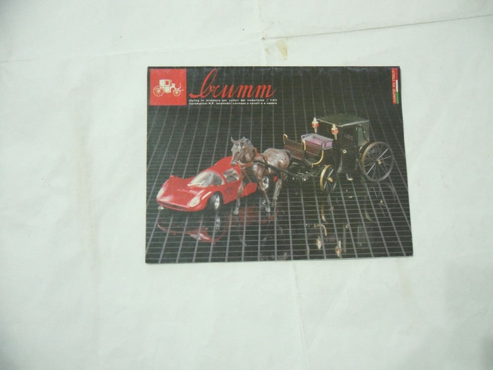 BRUMM 1/43 SCALE MODEL KITS CATALOG ..