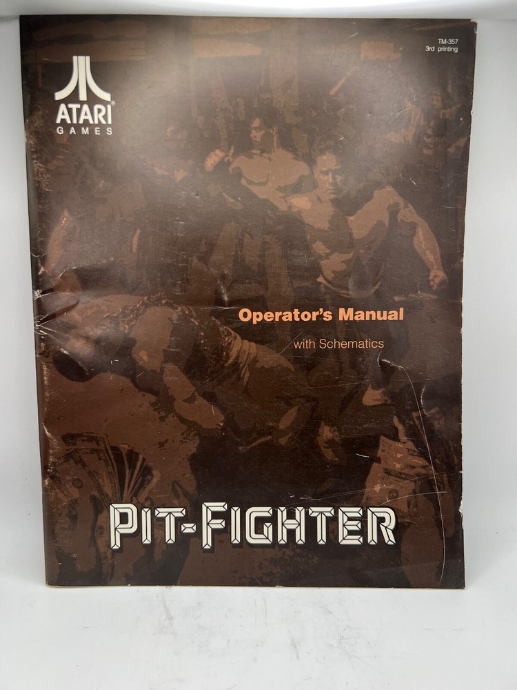 ATARI: Arcade game Manuals Collection from distributors library YOUR CHOICE