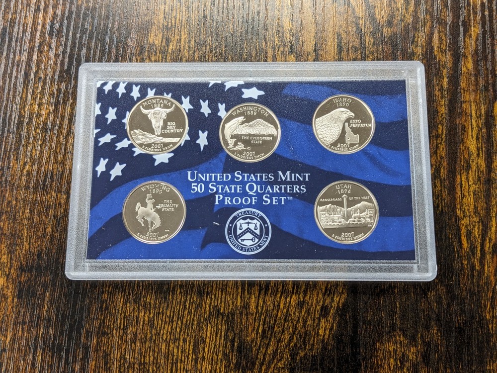 2007-s QUARTER Proof Set. JUST AS PICTURED.