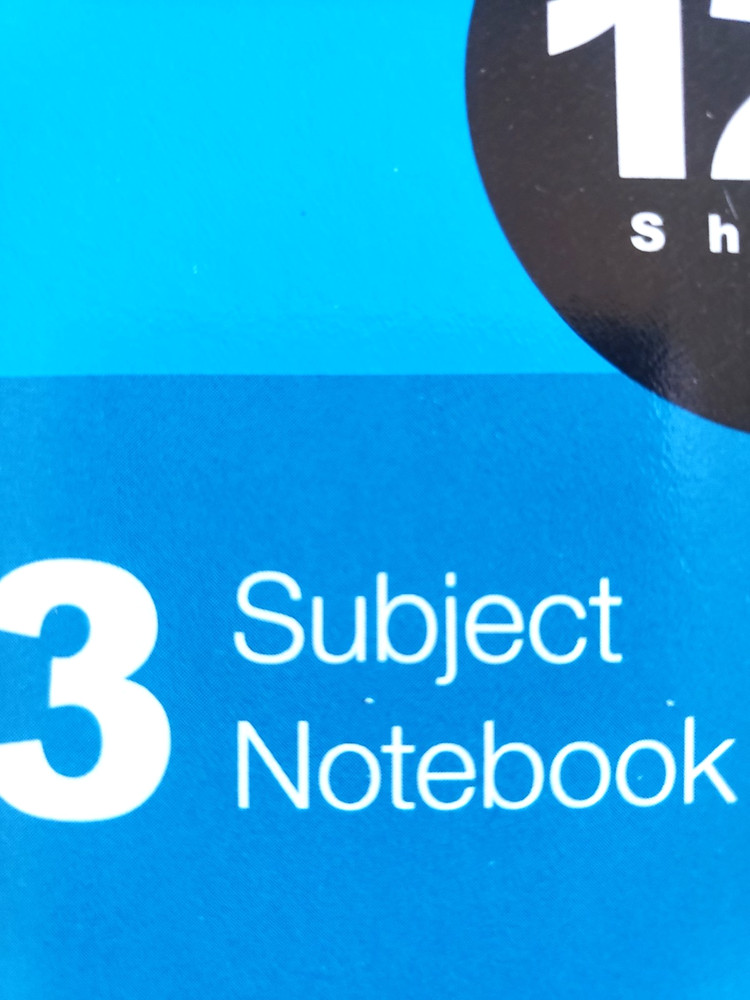 Spiral Notebook College Rules 3 Subjects 120 Sheet