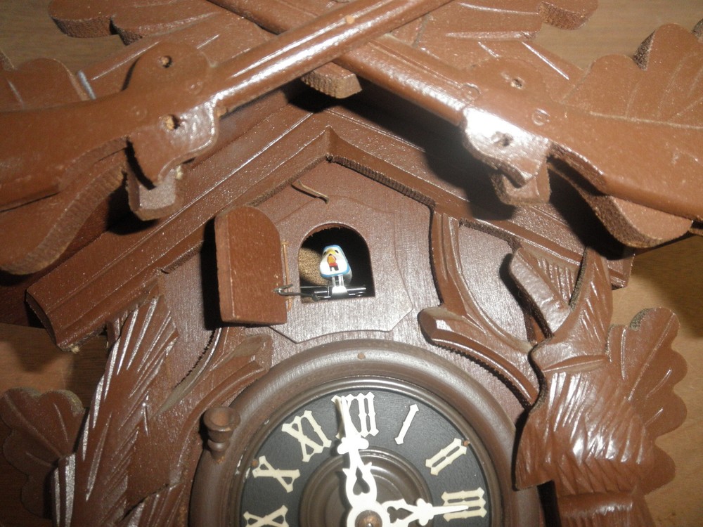 Cuckoo Clock German BK Black Forest working Hunter 1 Day CK3017