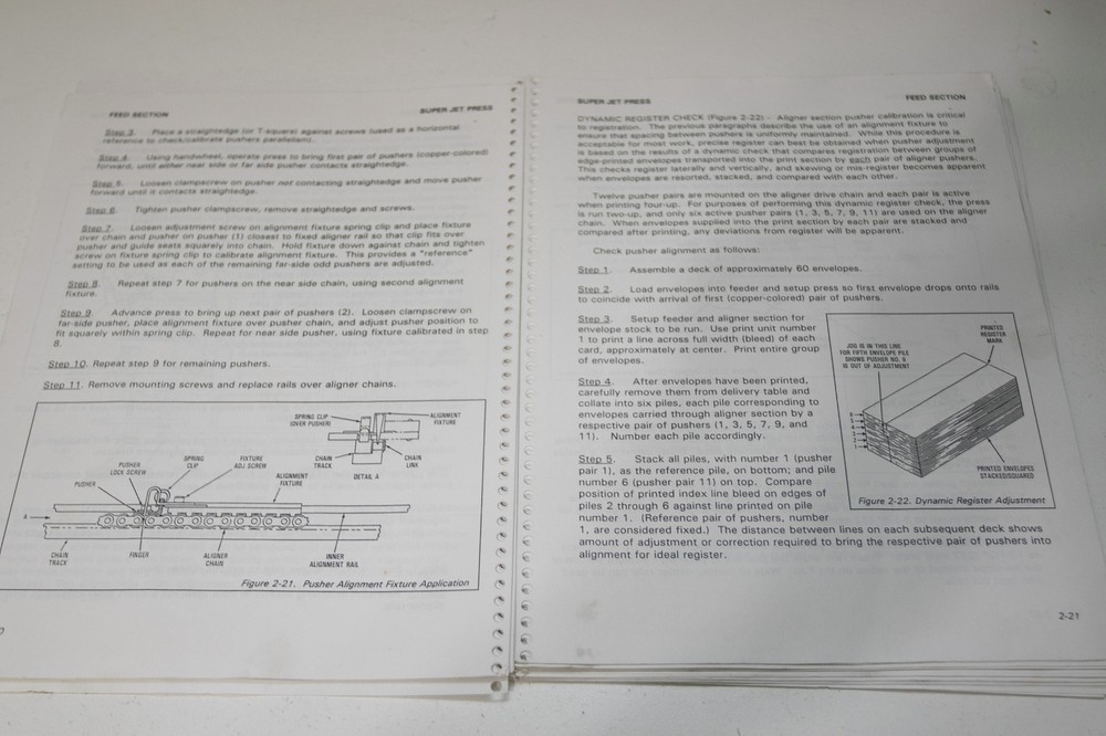 Halm SUPER Jet Press Operation Manual