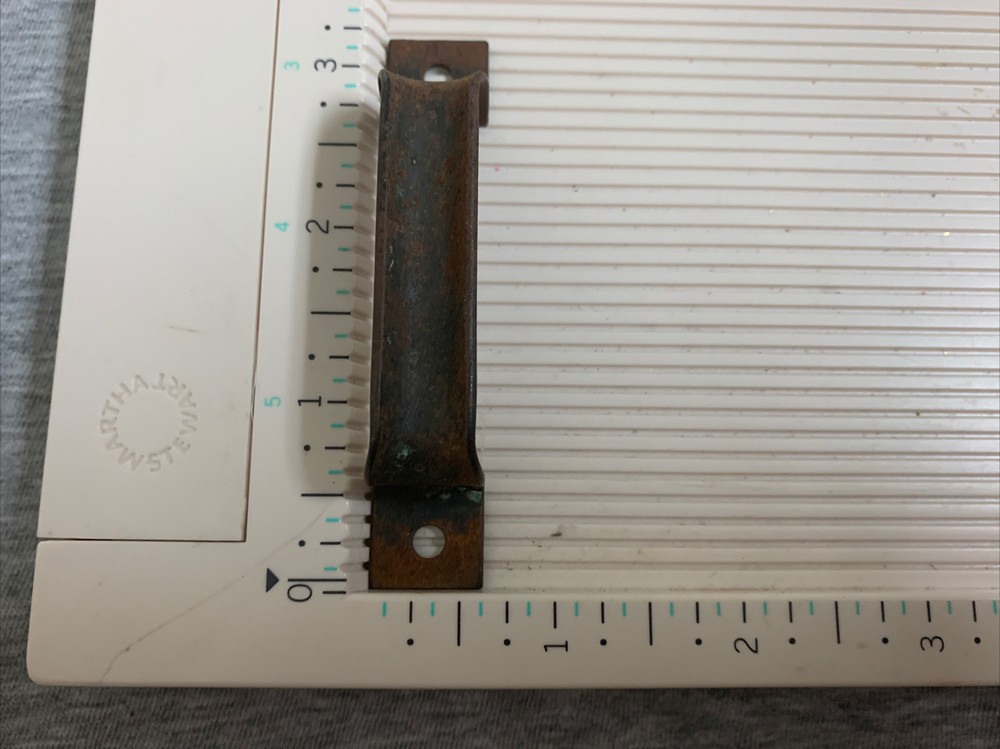 Vintage Heavy Gauge Steel Handle Drawer Pull