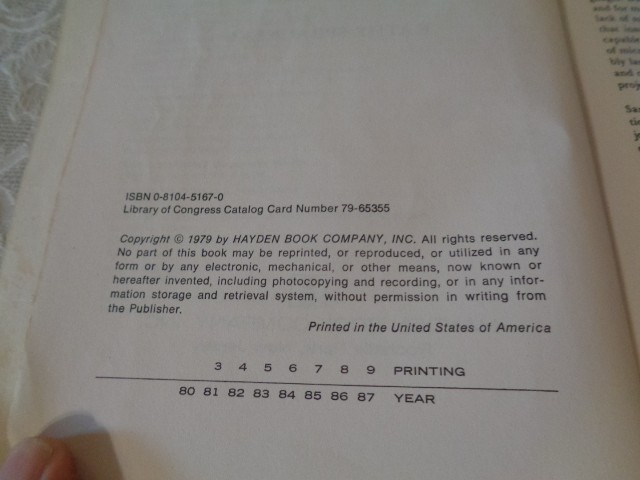 Z - 80 and 8080 Assembly Language Programming Paperback Book by Kathe Spracklen