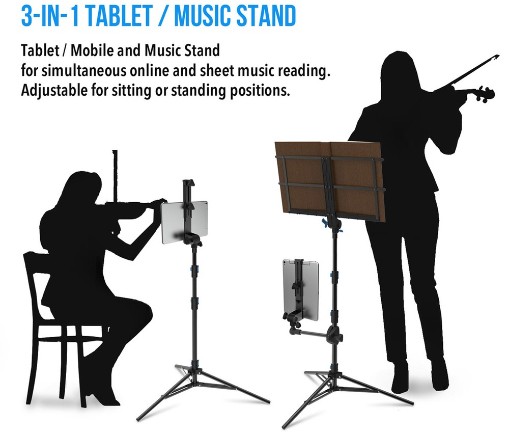 IA Stands ECT1 Folding Music Stand for Sheet Music
