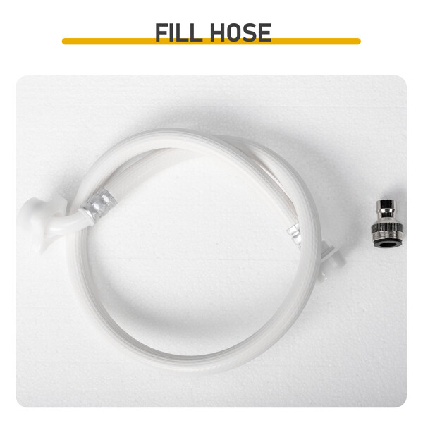 Full-Automatic Washing Machine Top Load Laundry Washer with LED Display 17.6 Lbs