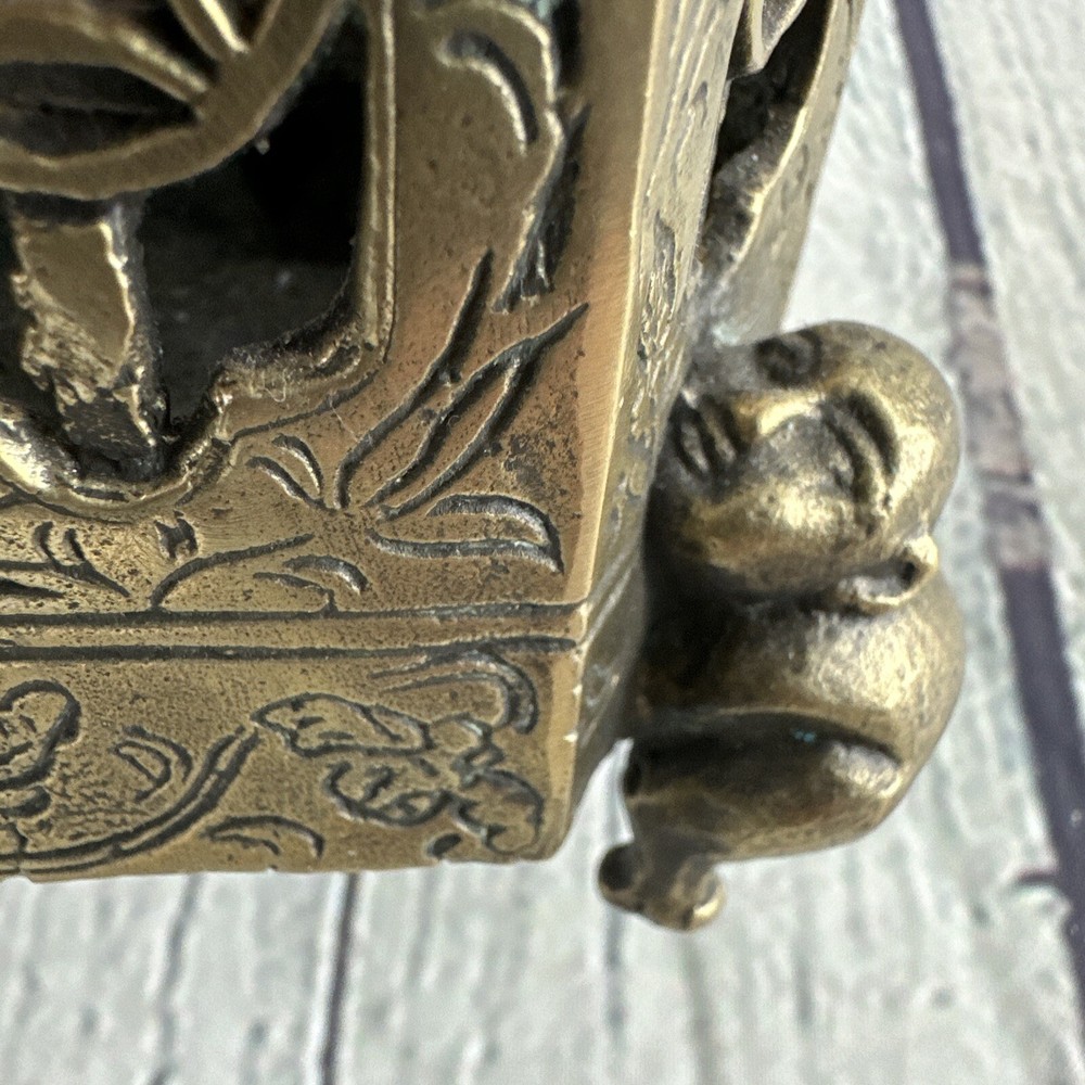 Antique Bronze Hexagon Tripod Instant Burner