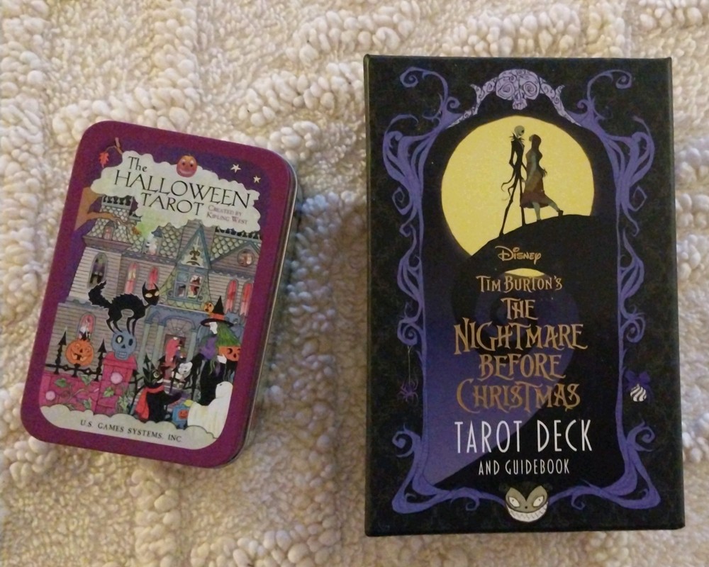 Terror filled Tarot bundle -3 spooky decks with a tarot bag.
