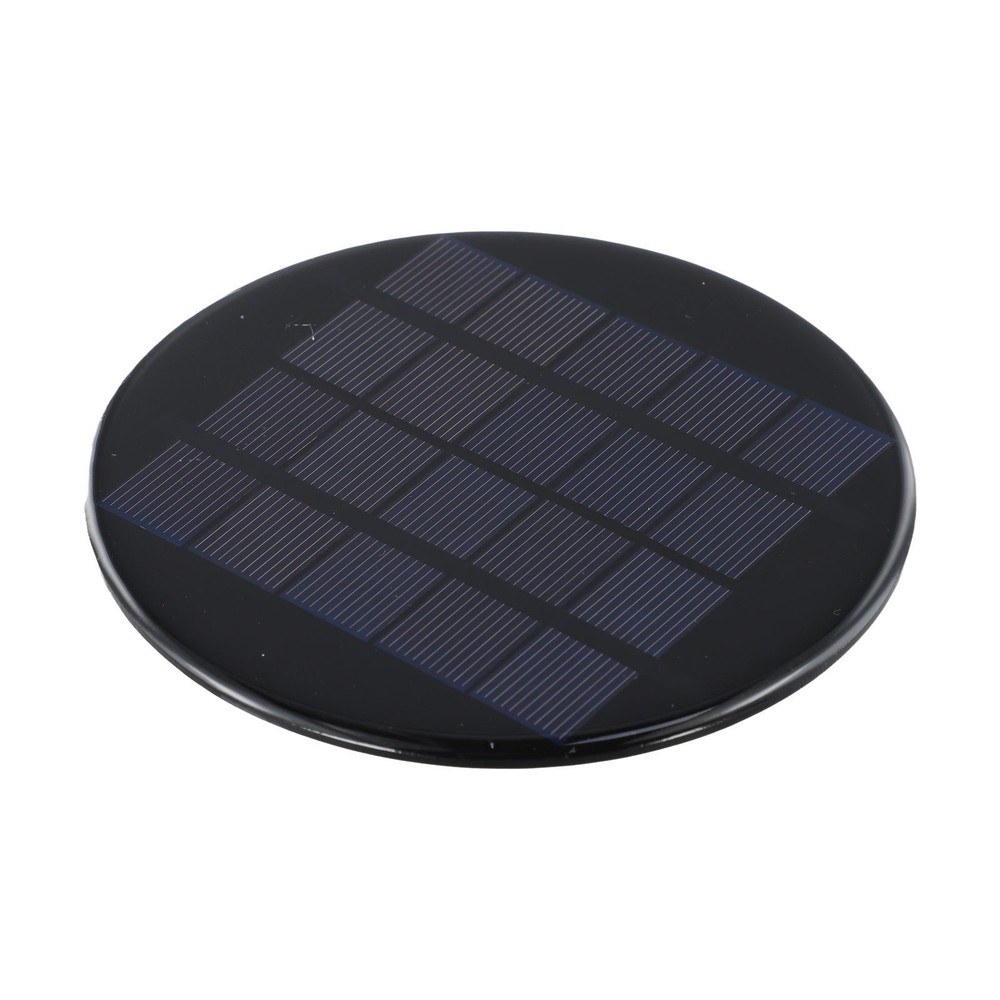 Eco Friendly Portable Solar Panel Round Shape 120 mm and Lightweight Design