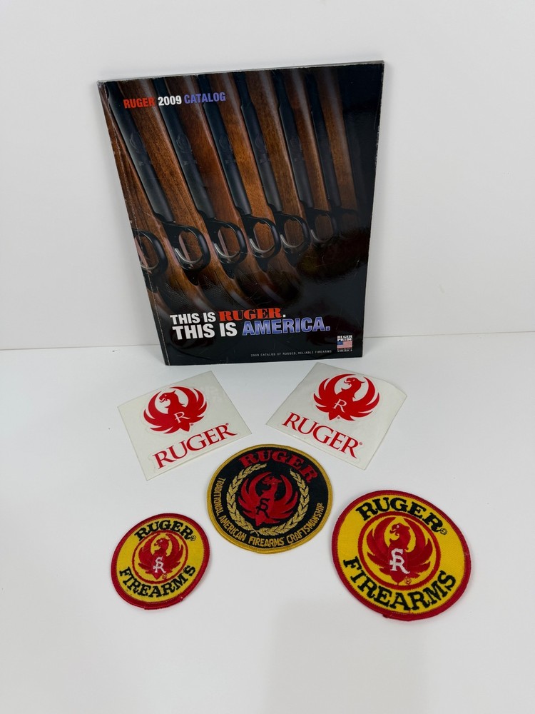 RUGER Group Patches Stickers 2009 Catalog vintage