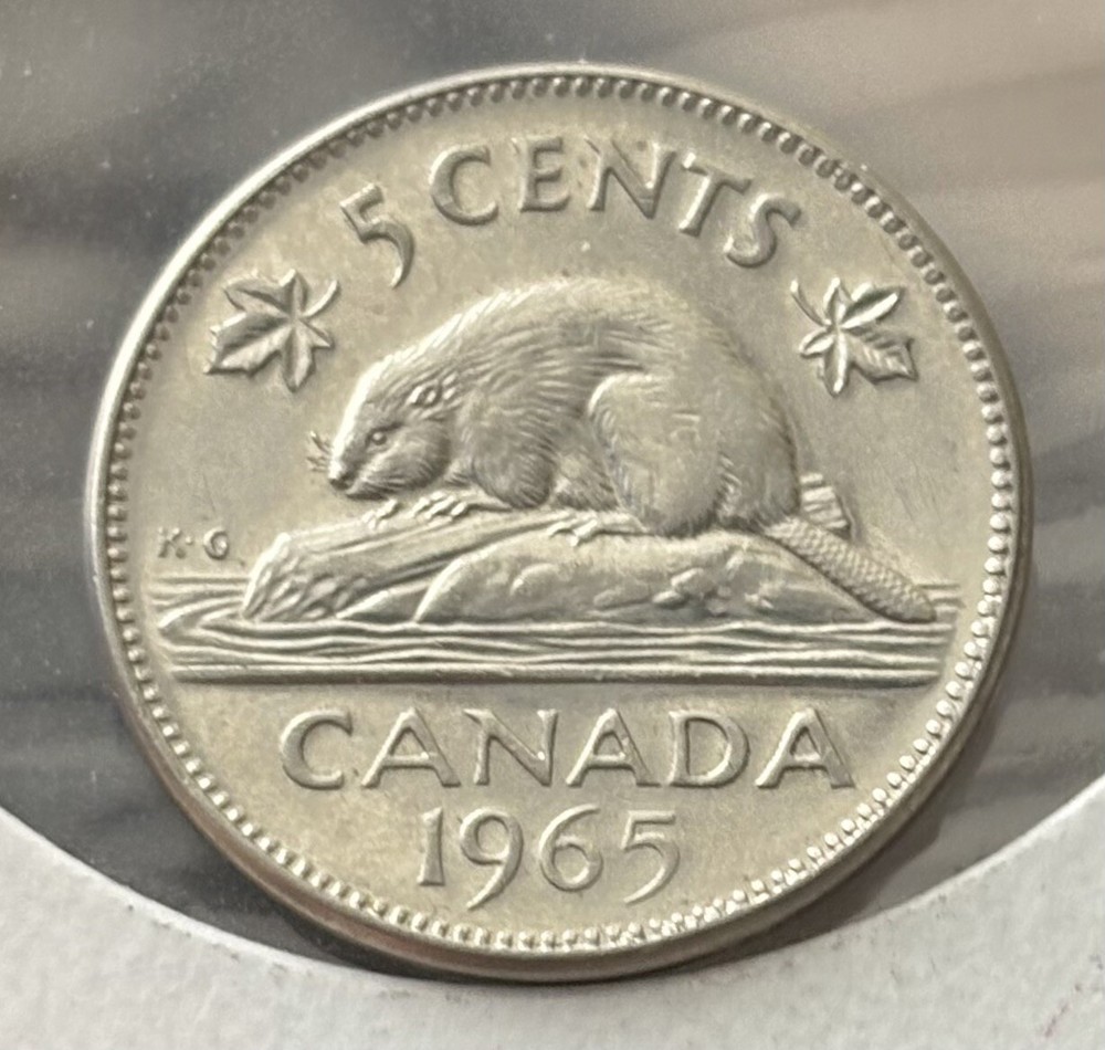 1965 Canada Five Cents 5
