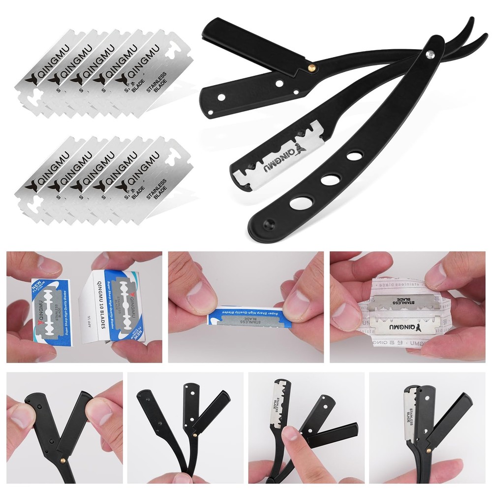 Beard Shaper for Men Shaping Tools - Gifts Template Black