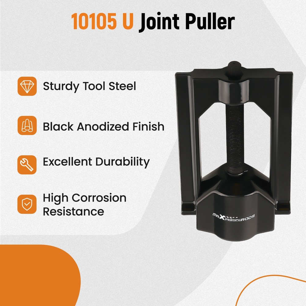U Joint Pullers Heavy Duty for Class 1-3 Universal 1"-1.25" U-joint Puller Black
