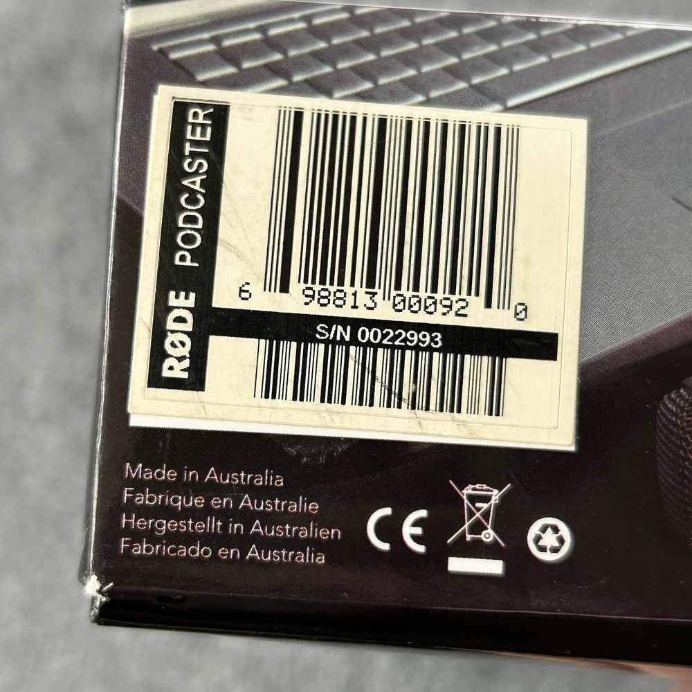 Rode Podcaster Microphone Broadcast Quality Cardioid Dynamic USB for Computers