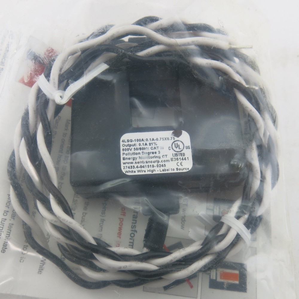 Sentran 4LSG-100A 600V Split Core Current Transducer Transformer 100A