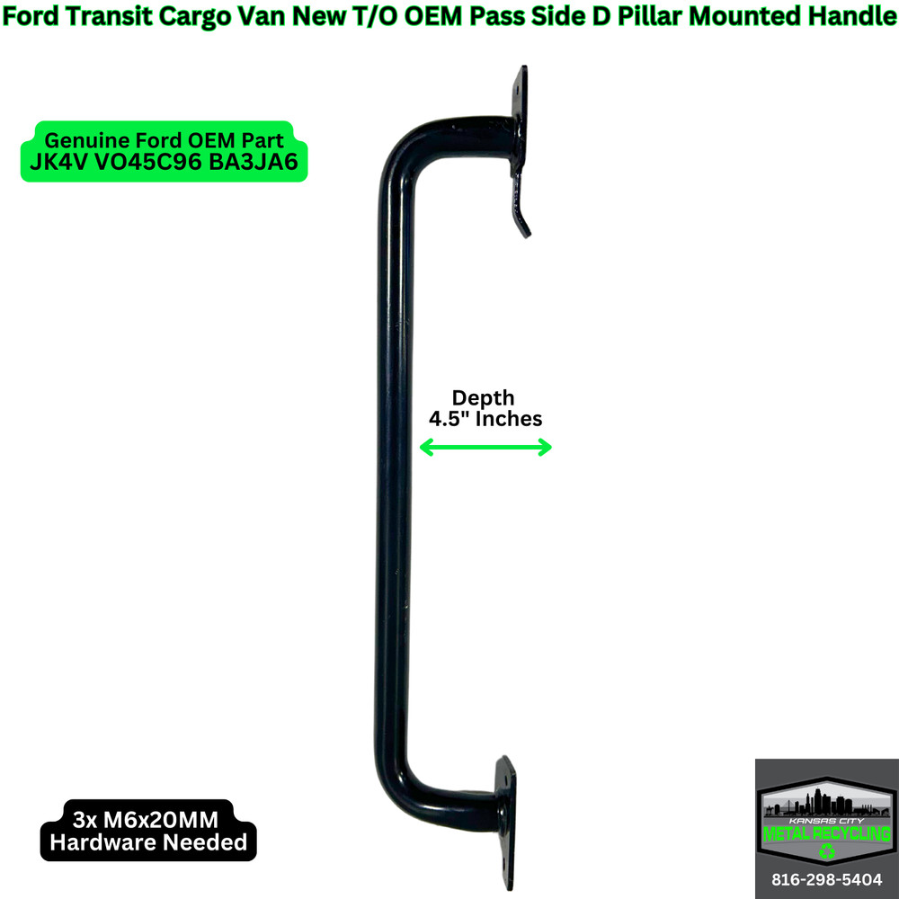 Ford Transit OEM Rear (D Pillar) Interior Grab Bars Driver & Pass. Side (2 Pack)