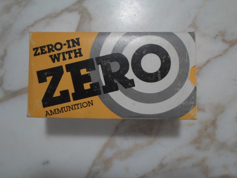 Vintage Zero 38 Special 125 Grain JSP + P Empty Ammo Box