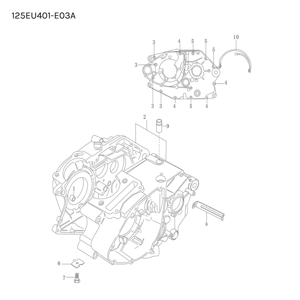 Mutt Mongrel 125 EU4 2017 - 2020 M6*12 Bolt for Crankcase ref no.7