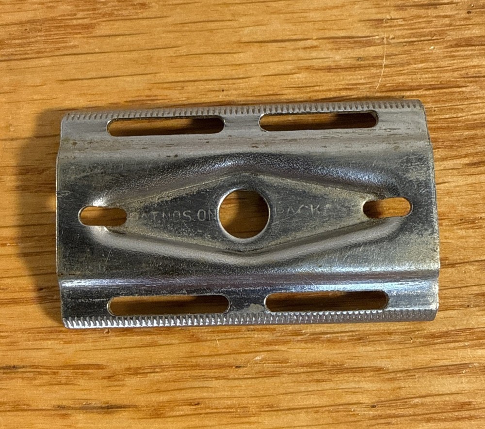 Vintage Gillette Double Edge Safety Razor With Fat Handle