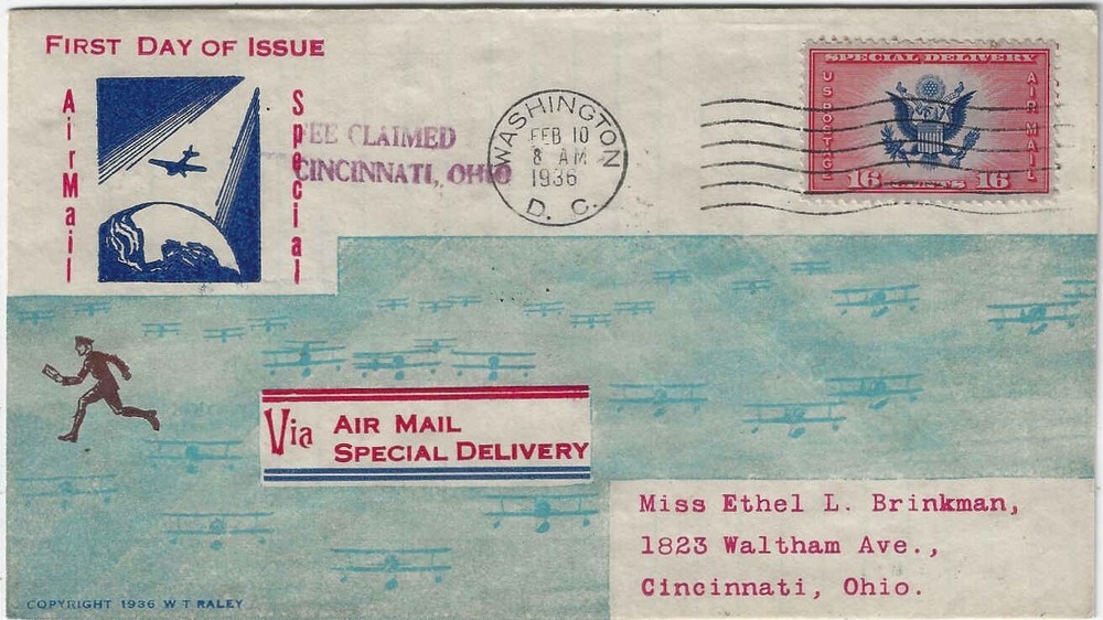 FDC   # CE2-31  --    Great Seal --  1936--   Raley