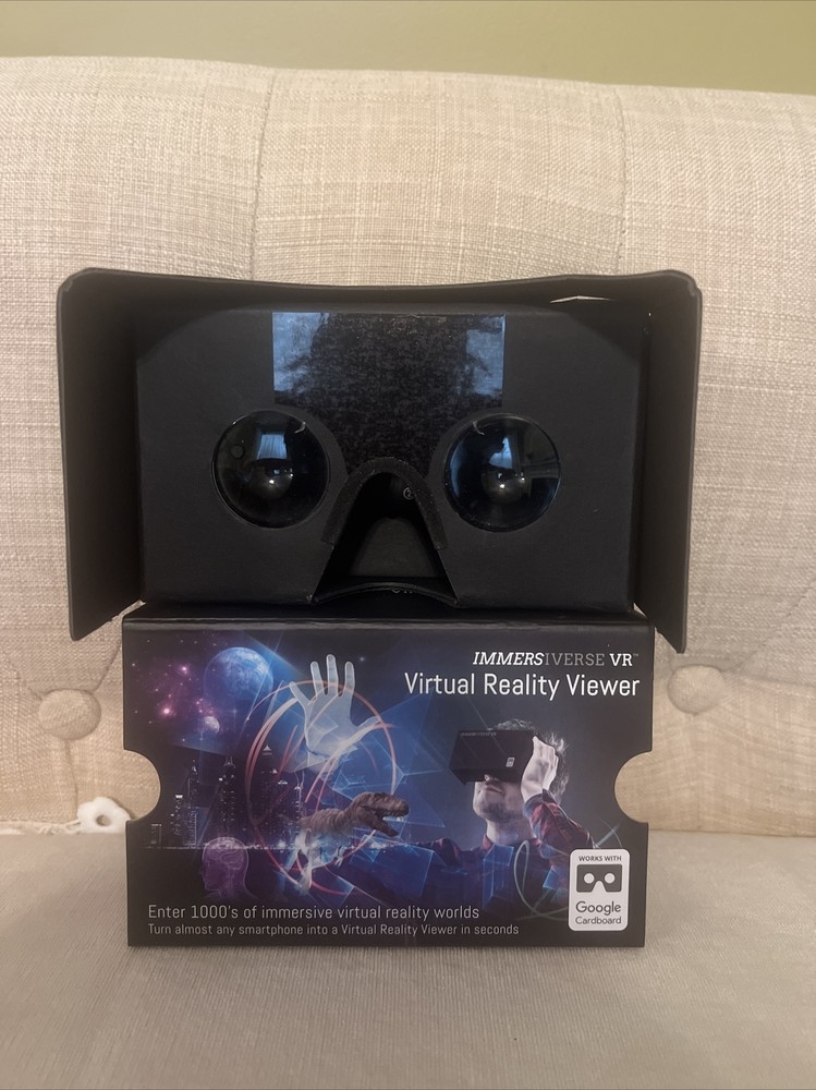 Immersiverse Google Cardboard Virtual Reality VR Viewer - NEW