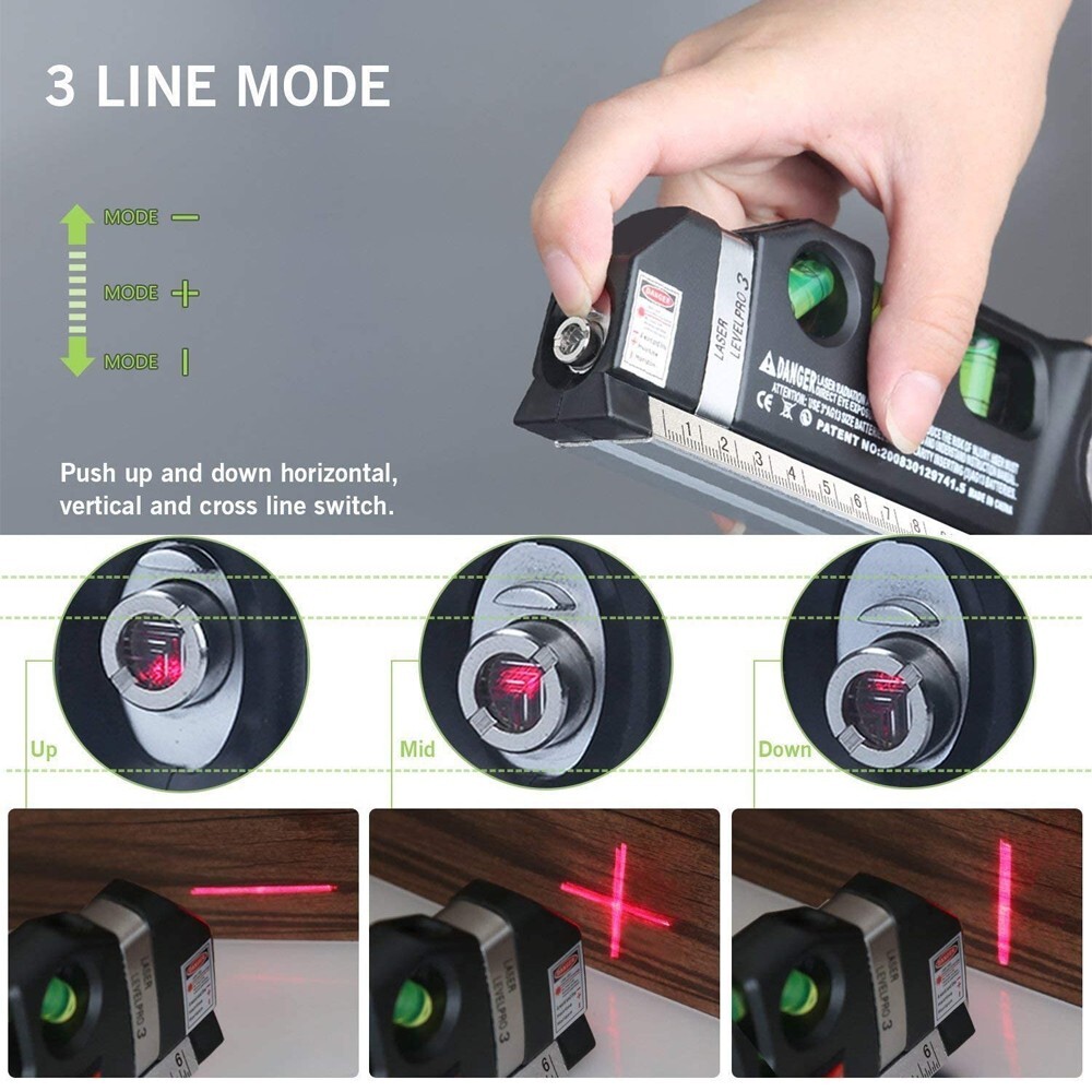 Laser Level Tool Multipurpose Laser Level Line Laser Kit With Triangle Bracket