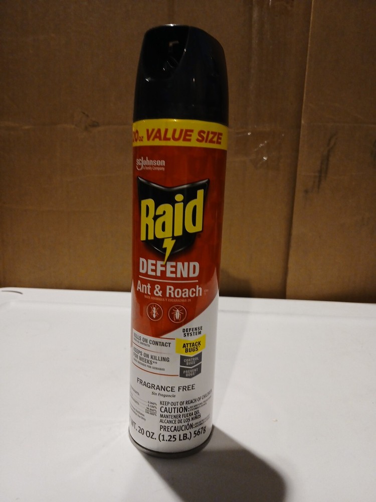 Sc johnson Raid Ant & Roach mata hormigas Spray - 20. oz new