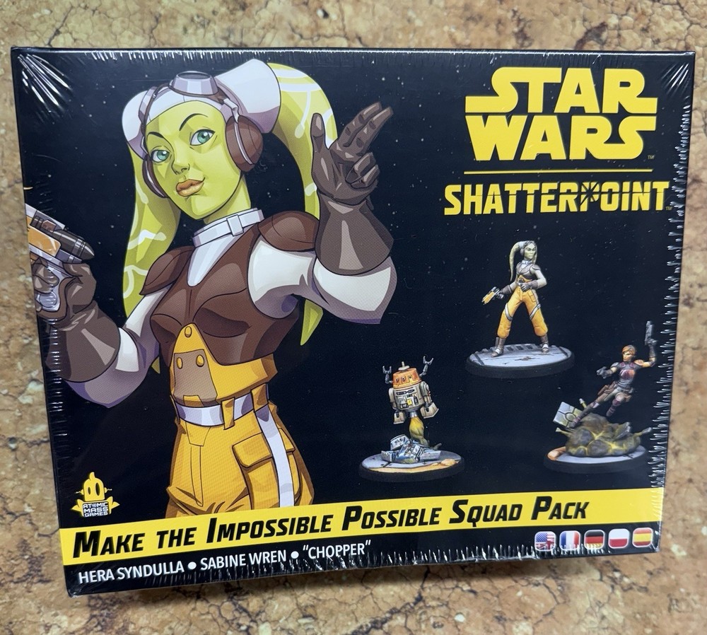 Star Wars Shatterpoint Make the Impossible Possible Squad Pack – New Sealed