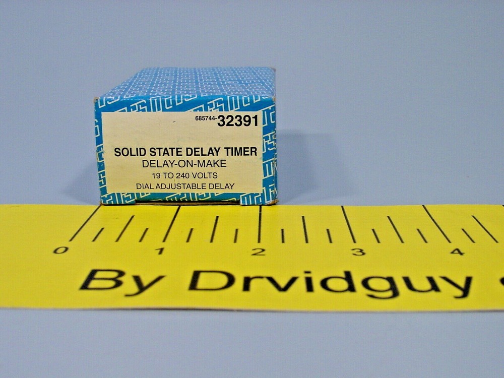 *Mars 685744-32391 Solid State Delay Timer; Delay-On-Make; 19-240V; 32391