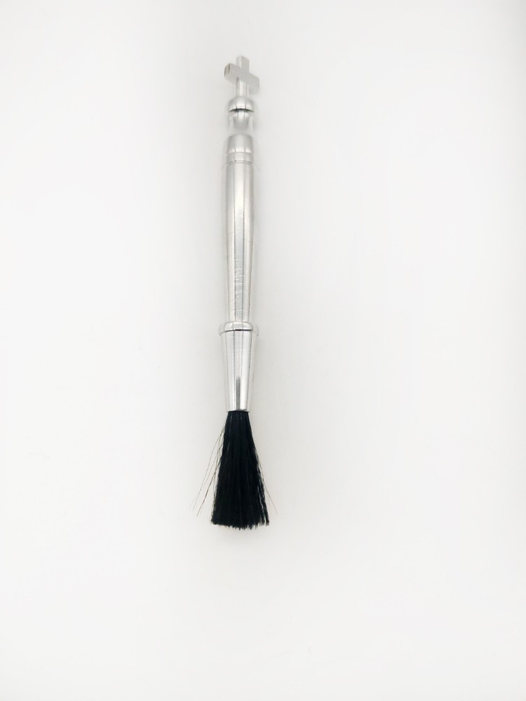 Orthodox Anointing Brush Striuchtsa 3.54" Ebonite