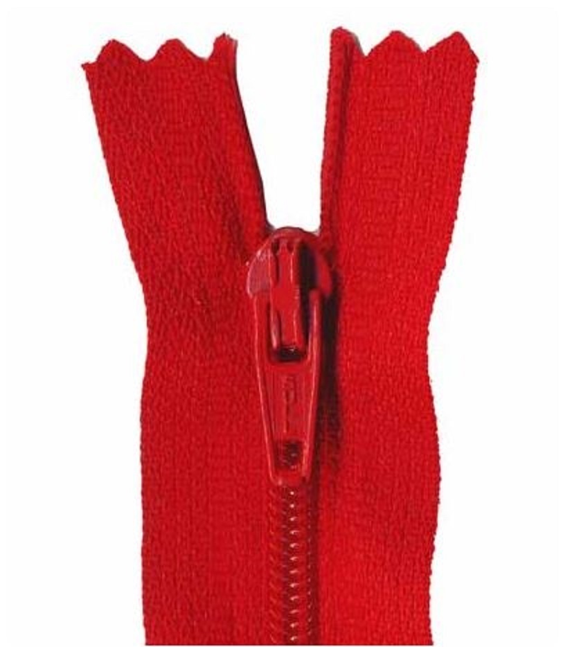 35cm Atom Red Dress Zip