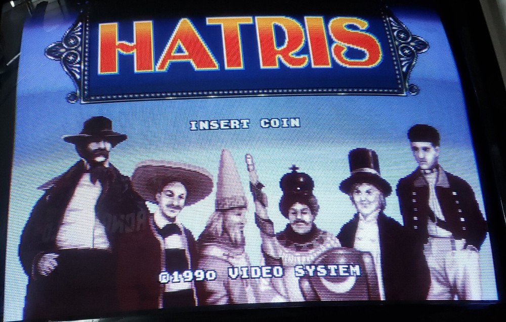 HATRIS PCB Video System Arcade Video Game 1990