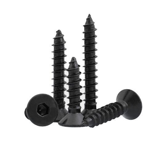 25pcs M5 allen self-tapping screw hex socket countersunk self-attack nail 8.8G