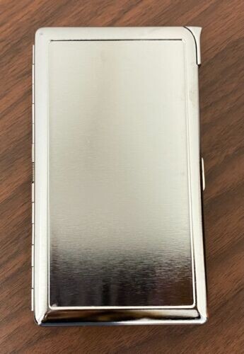 Vintage Marines Em1 100's Size Cigarette Case with Built in Lighter