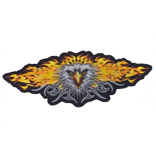 NWOT LETHAL THREAT FIRE EAGLE PATCH 5"x12" LT30024