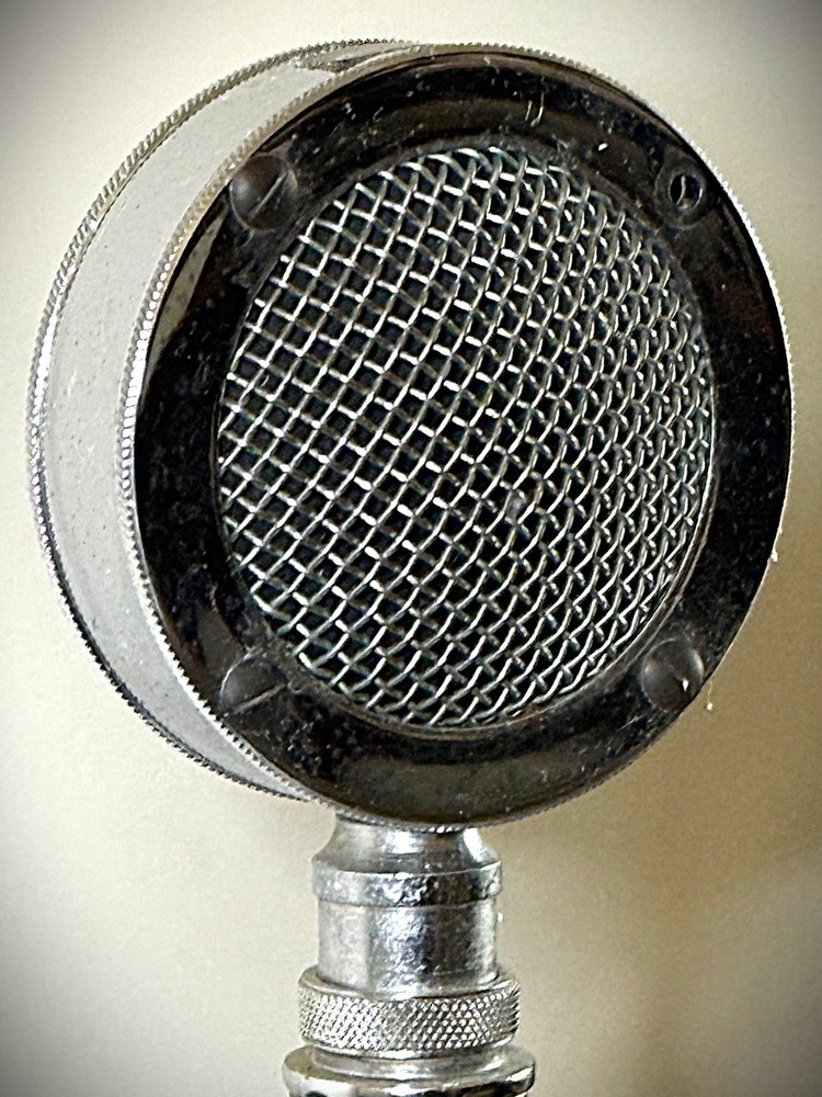 Vintage 1960's Astatic D-104 Dynamic Microphone-modified, working great (d8)