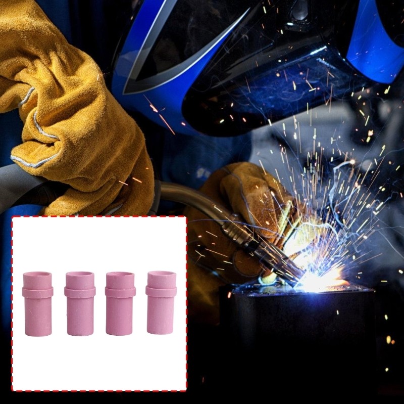 Ceramic Blasting Nozzles Tips 4Pcs Set For Efficient Metal Cleaning And