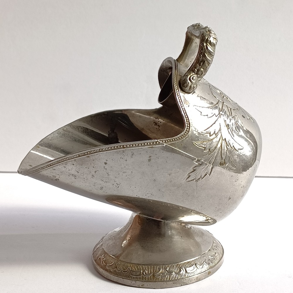Antique Silverplated Sugar Scuttle No Scoop